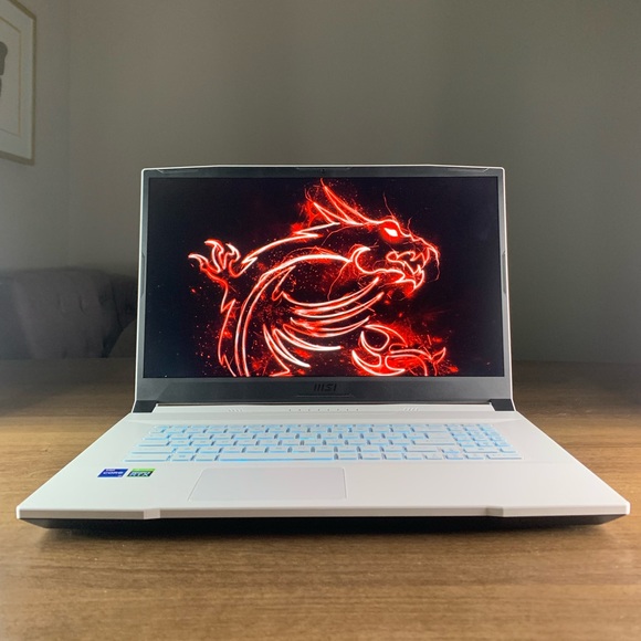 MSI Sword 17 A11UD-428 17.3” Gaming Laptop Computer Platinum Collection - White - Picture 2 of 9